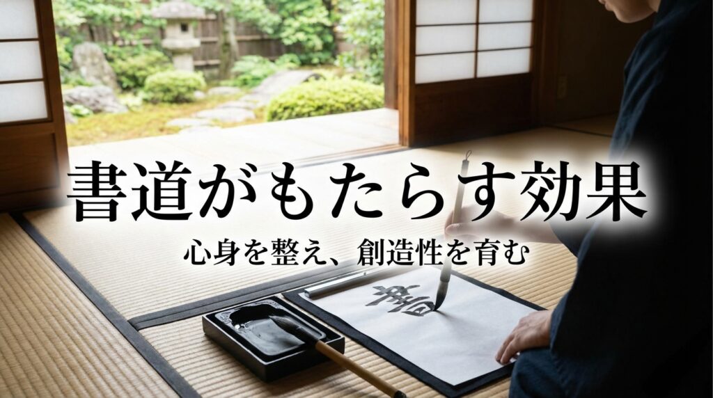 書道の良さを徹底解説!デジタル時代に再注目される5つの効果と始め方 - 墨からはじまる話