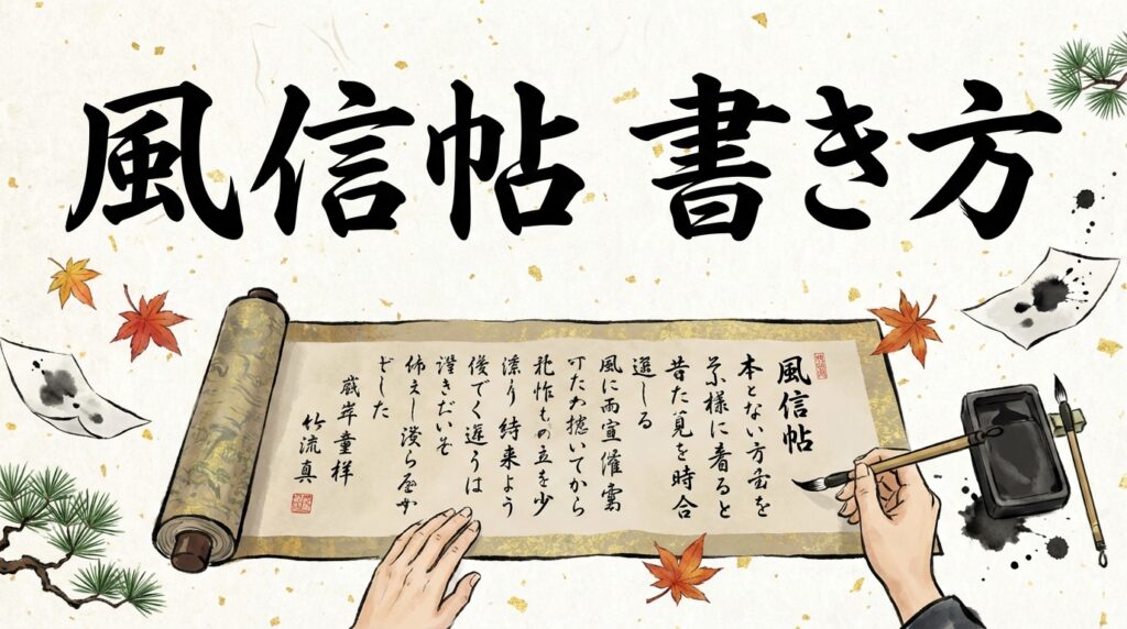 風信帖の書き方完全ガイド｜空海の筆法を徹底解説【初心者向け臨書手順】 - 墨からはじまる話