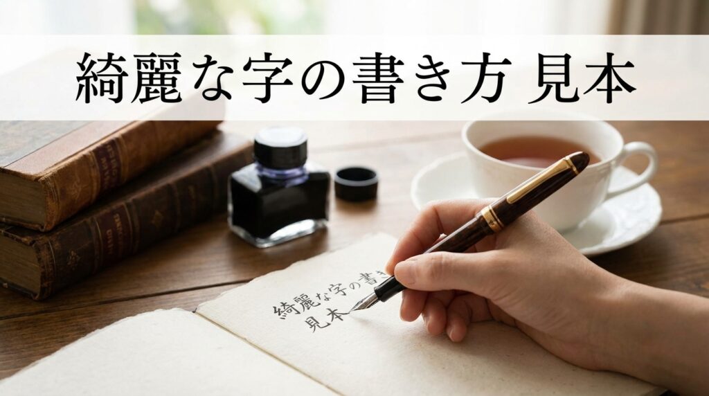 シャーペンで字を綺麗に書く方法|今日から実践できる美文字の基本とコツ - 墨からはじまる話