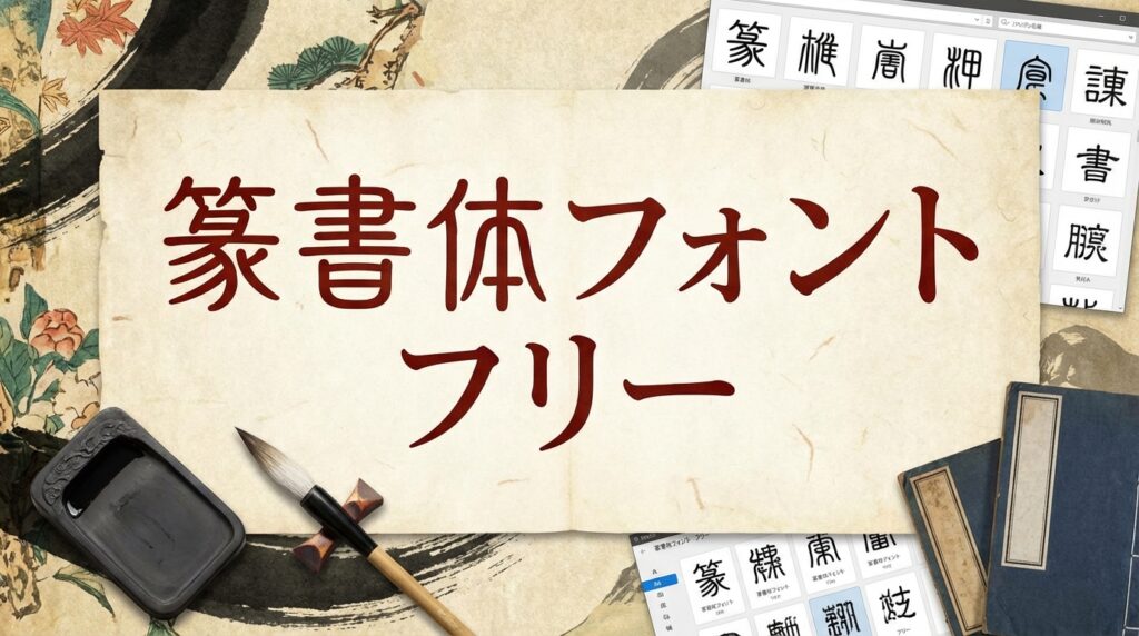 古印体フリーフォント完全ガイド|商用利用可能な白舟古印体の使い方 - 墨からはじまる話